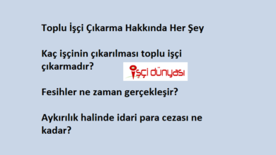 toplu işçi çıkarma nedir