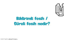 Süreli fesih nedir?