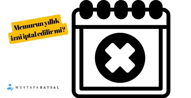 yıllık izin iptali 657