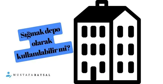 sığınak depo eşya