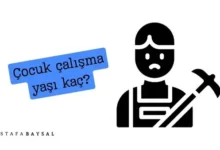 çocukların çalışma yaşı