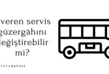 işveren servis güzergahını değiştirebilir mi