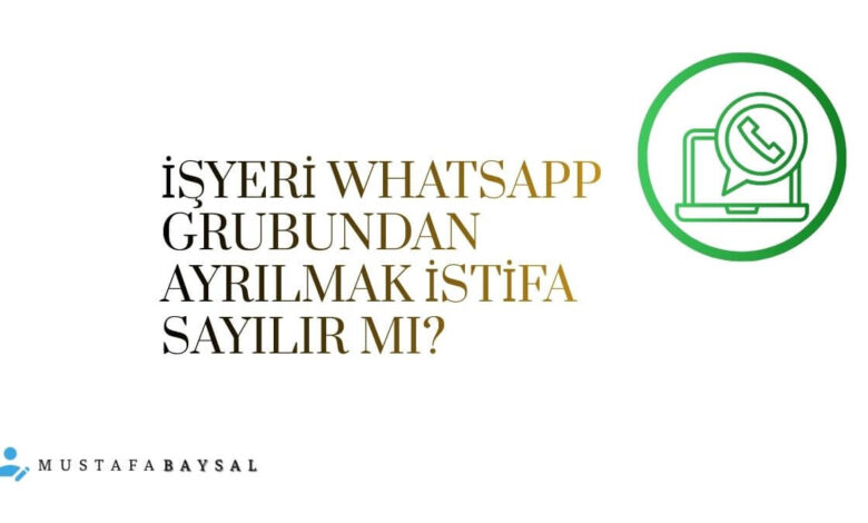 İşyeri whatsapp grubundan ayrılmak