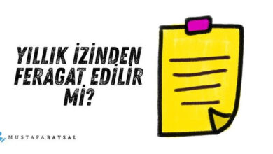 yıllık izinden feragat olur mu