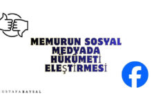 memur sosyal medyada hükumeti eleştirebilir mi?