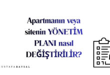 yönetim planı değişikliği