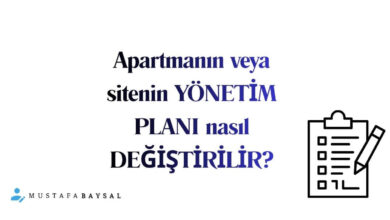 yönetim planı değişikliği