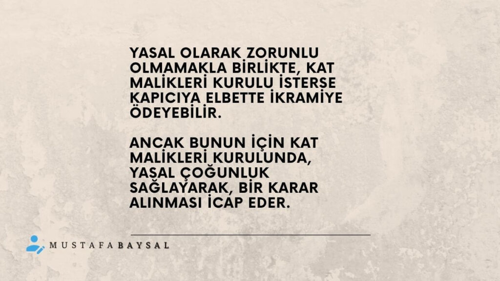 kapıcıya bayram ikramiyesi zorunlu mu