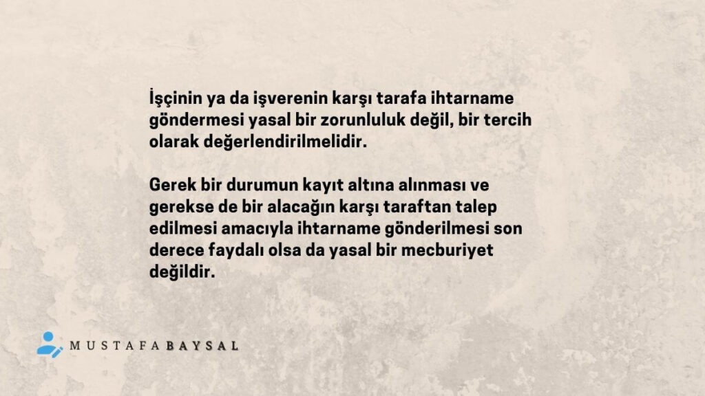 İş Kanunu'na göre ihtarname zorunlu mu