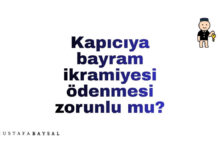 apartman görevlisi bayram ikramiyesi