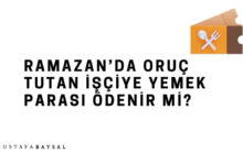 Ramazanda oruçlu işçi yemek kuponu ticket