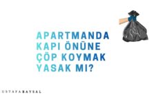 apartman daire onu çöp