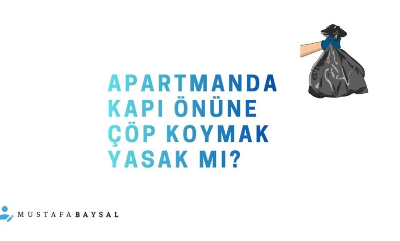 apartman daire onu çöp