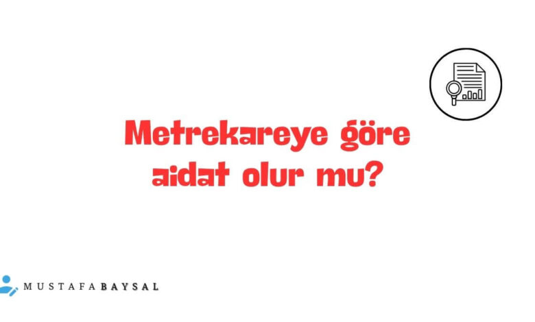metrekareye göre aidat